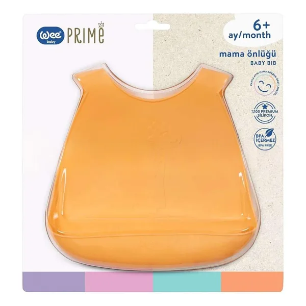 Wee Baby 927 Prime Silikon Mama Önlüğü