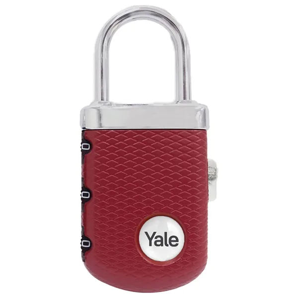 Yale YP3/31/123/1B Bordo Şifreli Asma Kilit
