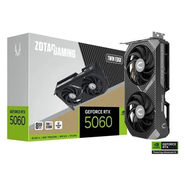 Zotac Gaming Twin Edge GeForce RTX 5060 8GB GDDR7 128Bit HDMI/DP Ekran Kartı