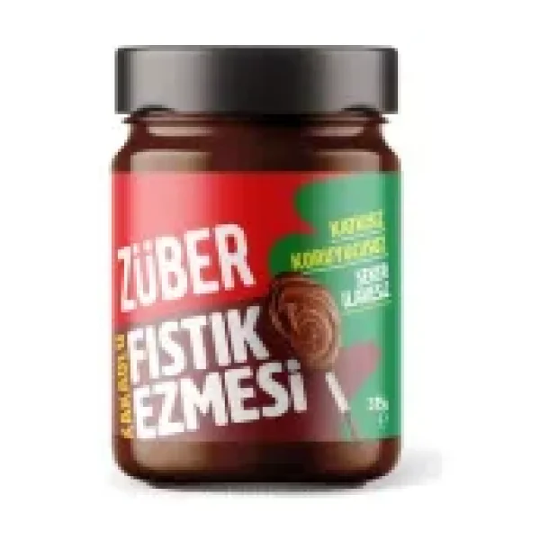 Züber Kakaolu Ballı Fıstık Ezmesi 315 G ( 4 Adet ) - 315 gr