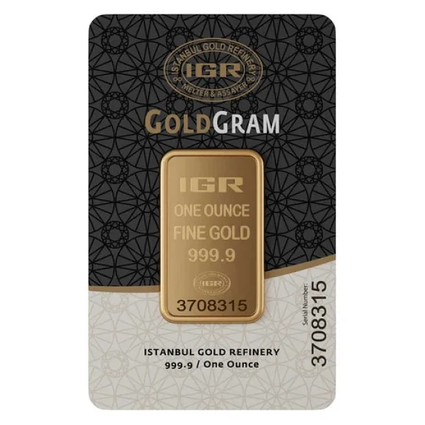 1 ONS 31.10 gr 24 Ayar Gram Altın