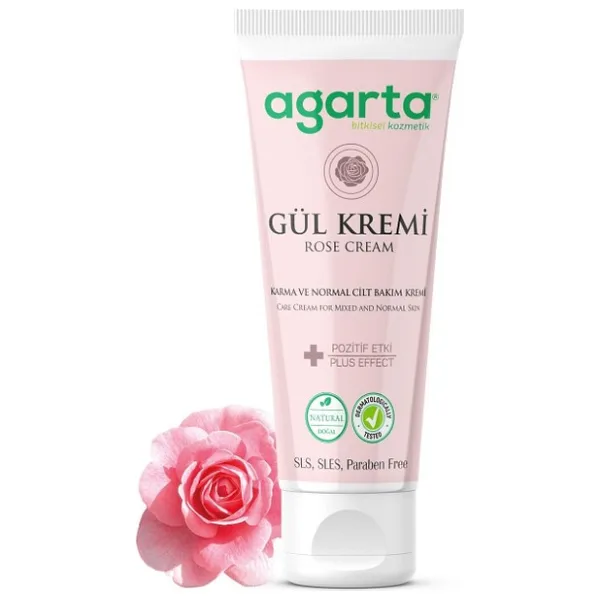 Agarta Gül KREMİ-75ML-NEMLENDİRİCİ Bakım Kremi - standart