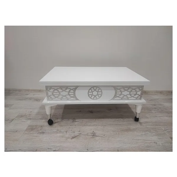 Aras 5 Kademeli Tekerlekli Akıllı Sihirli Orta Sehpa 60x90
