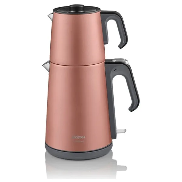 Arzum AR3080-G Çay Sefası Gün Batımı 1650 W Çelik Çay Makinesi
