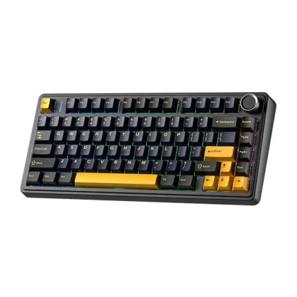 Aula F75 Siyah RGB %75 TKL Gray Switch Kablolu/Kablosuz Mekanik Oyuncu Klavyesi