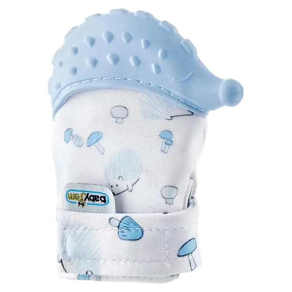 Babyjem 612 Kirpi Diş Kaşıyıcı Eldiven Mavi