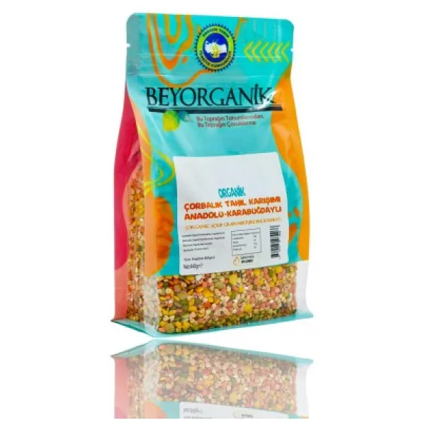 BEYORGANİK Anadolu Karabuğdaylı Organik Çorbalık Tahıl Karışımı 440 g