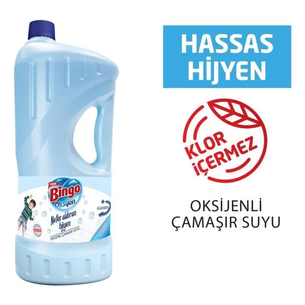 Bingo Oksijen Okaliptus Çamaşır Suyu 1.852 lt