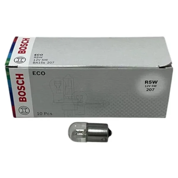 Bosch 12V R5w 5W 67 Ba15s Büyük Geri Vites Ve Park Ampulü 10 Adet