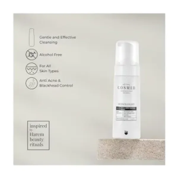 Cosmed Skinologist AHA & BHA 150 ml Yüz Temizleme Köpüğü