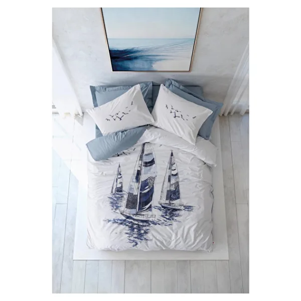 Cotton Box Maritime Skipper Tek Kişilik Nevresim Takımı