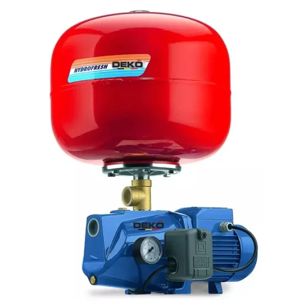 Deko Turkey Dktjet1 Bakır Sargılı Otomatik Sistem Tanklı Paket Hidrofor 24LT 4 Daire Paket Hidrofor Pompa 1 Hp