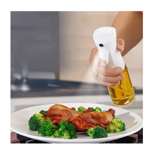 Emdeco Beyaz Sprey Cam Yağlık Yağdanlık Airfryer Fritöz Yağ Püskürtücü Fısfıs 225 ml