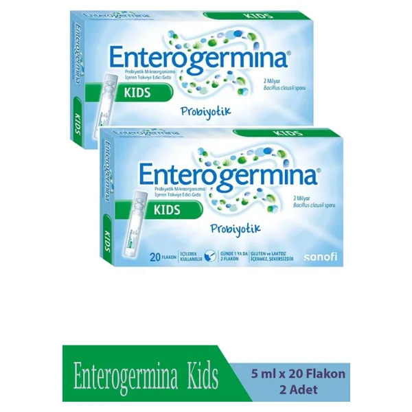 Enterogermina Kids 5 ml 20 Flakon 2'li