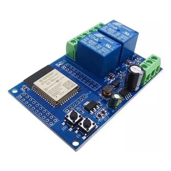 ESP32-WROOM-32E 2 Kanal Röle Modülü