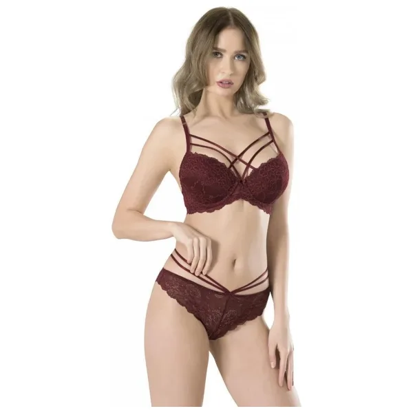 Fabony 4120 Dantelli İpli Sütyen Külot Takımı