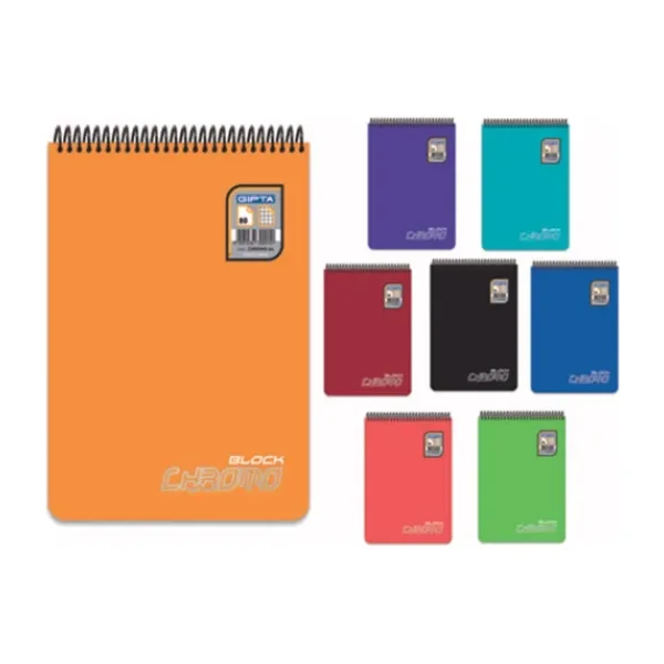Gıpta Chromo Spiralli A4 80 Yaprak Çizgisiz Defter