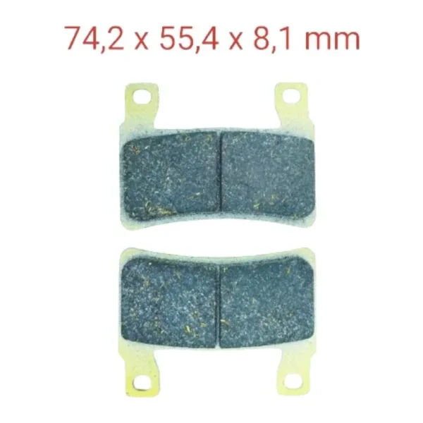 Honda On Fren Disk Balatasi Fa265 Fa296 Cbr 600 Rr(2003-2004)-Cb 1100-1300-Cbr 600 F Kawasaki Zx-6R
