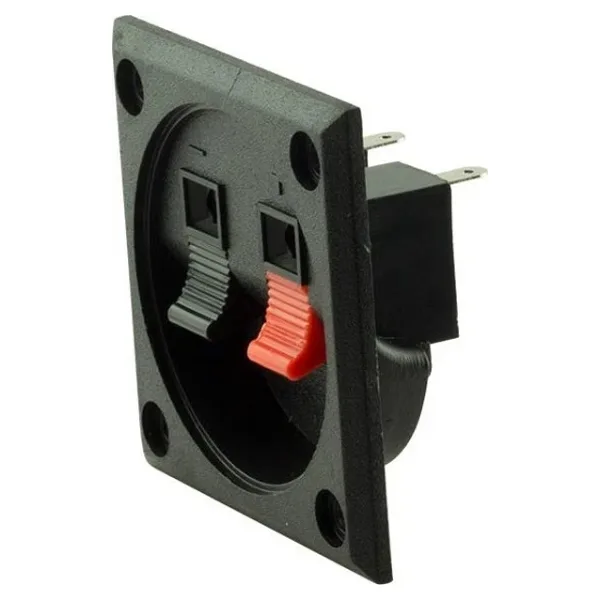 HOPARLÖR TERMİNALİ İKİLİ KARE (5.5CMX5.5CM)