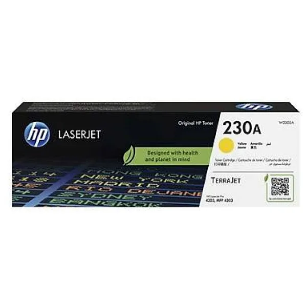 HP 230A W2302A Sarı Toner