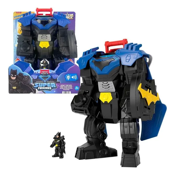 Imaginext Sesli ve Işıklı DC Metal Force Super Friends Batman Uçuş Aracı JDL03