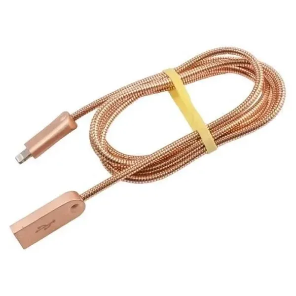 Iphone Lightning Metal Örgülü Şarj Kablosu 1.4 metre