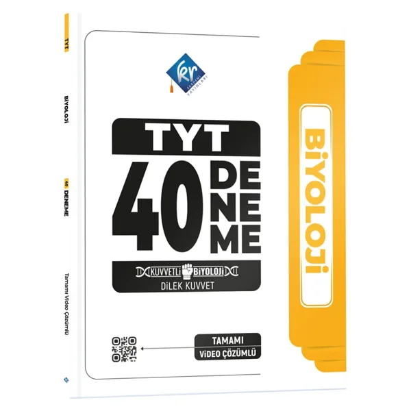 KR Akademi Yayınları TYT Dilek Hoca Kuvvetli Biyoloji Video Çözümlü 40 Deneme
