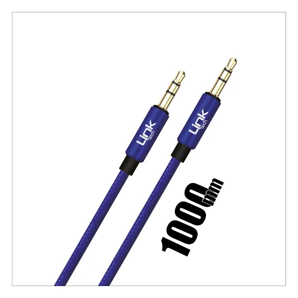 LINKTECH LCA - A577 3.5 AUX KABLO 1000 MM MAVİ