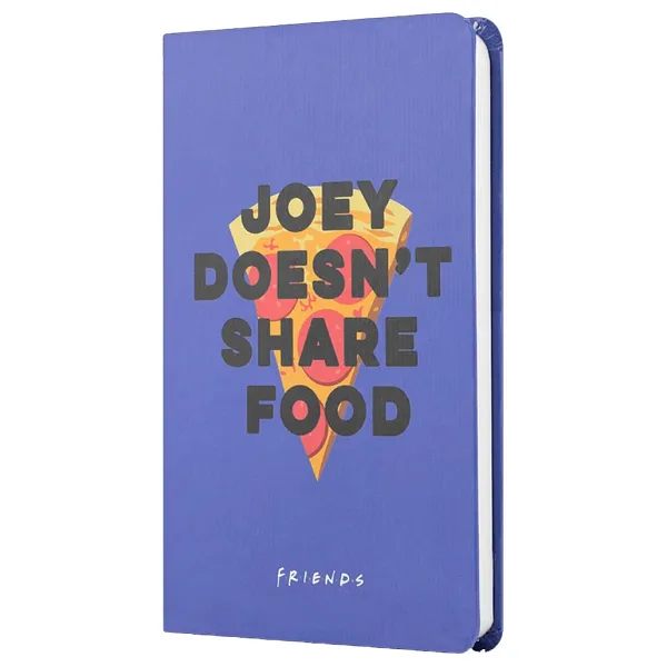 Mabbels Sert Kapak Lastikli Mini Defter Friends Pizza Mor 80 Yp 9X14 Dft-388289