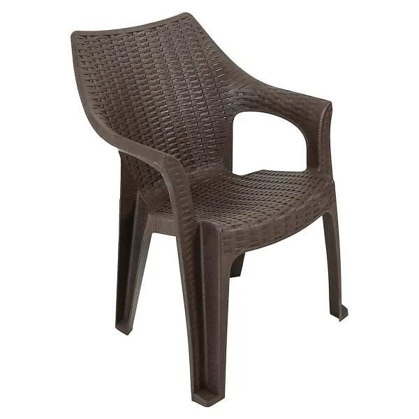 Mandella Polo Rattan Koltuk (2 adet) - Kahverengi