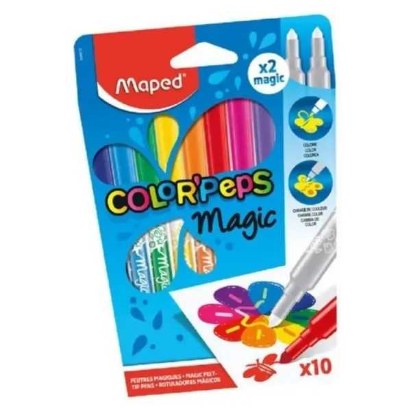 Maped Color Peps Magic 10'lu Sihirli Keçeli Kalem