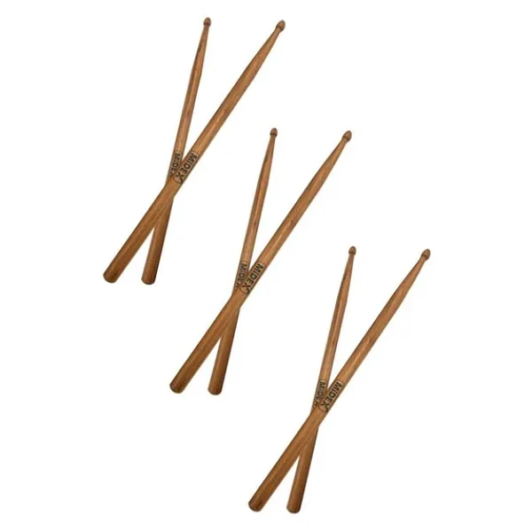 Midex Oak-110-5a-3x Ahşap Meşe Ağacı Bateri Baget Davul Bageti 5a Drumsticks 3 Çift