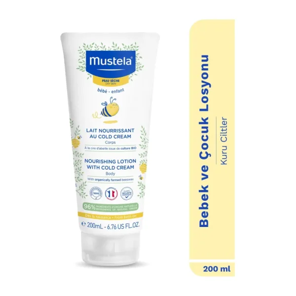 Mustela Cold Krem İçeren Besleyici Vücut Losyonu 200 ml