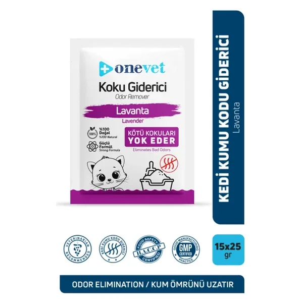 Onevet 15x25 gr Kedi Kumu Koku Giderici