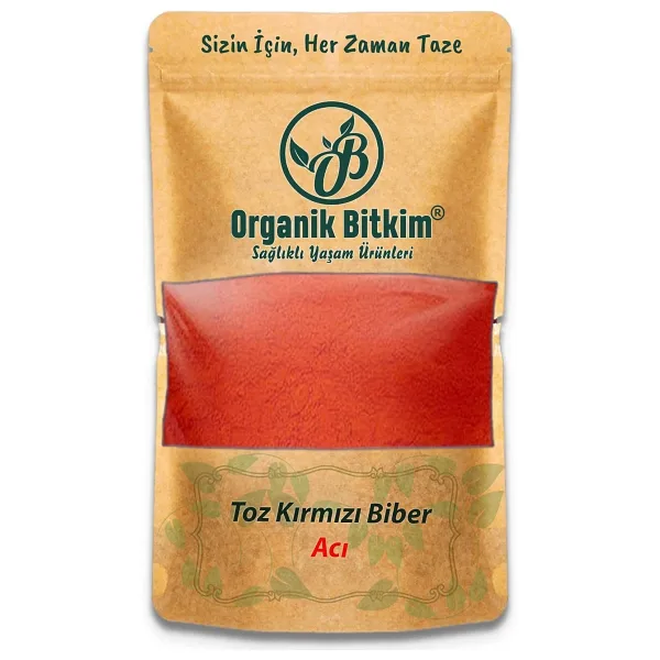 Organik Bitkim 250 gr Acı Toz Kırmızı Biber