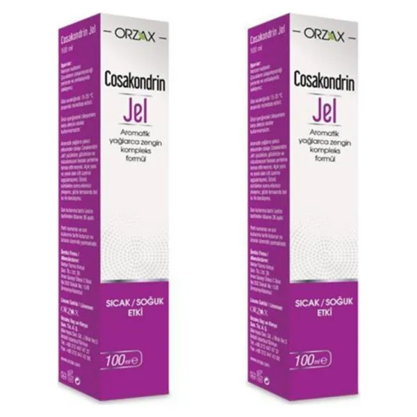 Orzax Cosakondrin Komplex Jel 100 ml 2 Adet