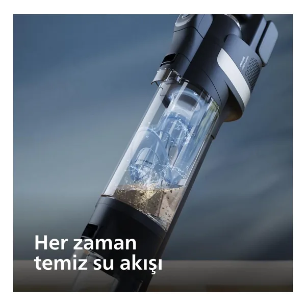 Philips Aqua Trio YENİ 9000 SERİSİ 3'ü 1 Arada (Islak, Kuru ve Moplu) Sarjlı ve Kablosuz Dik Süpürge
