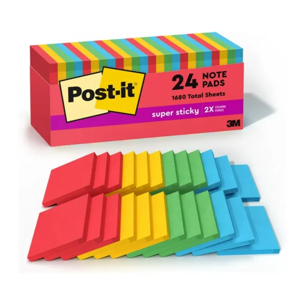 Post-It Notes 7,6 x 7,6 cm Cube yaprak 24 Pads