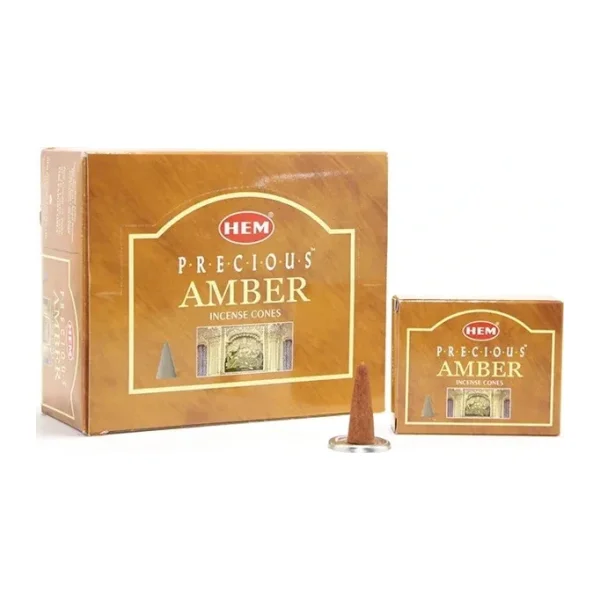Precious Amber Aromalı Konik Tütsü
