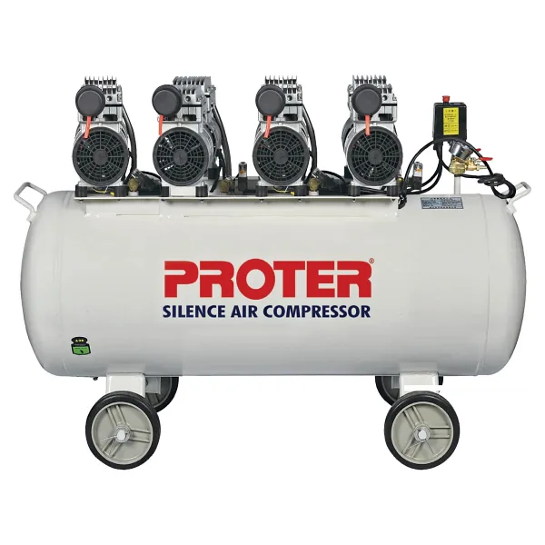 Proter 200 Lt Trifaze Sessiz & Yağsız Hava Kompresörü 4Hp 8Bar 3000W