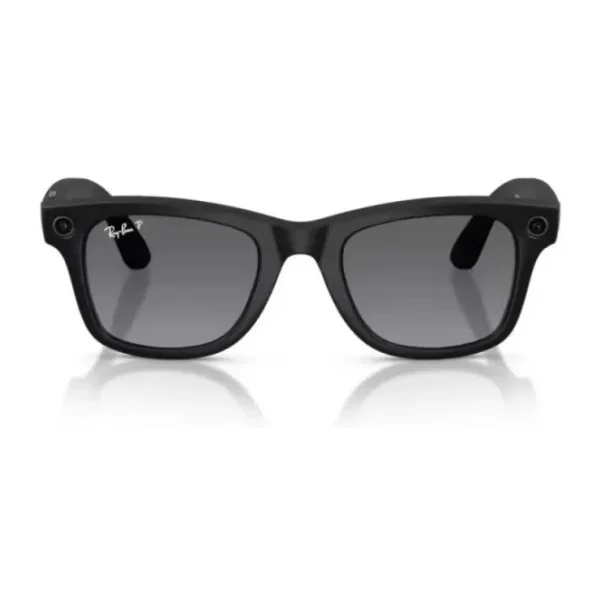 RAY-BAN META WAYFARER LARGE (2.NESİL)  MAT SİYAH KARARAN GRİ CAM