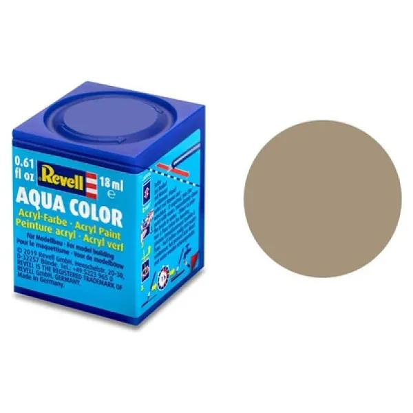 Revell - Su Bazlı Maket Boyası Bej Mat 18 Ml (36189)