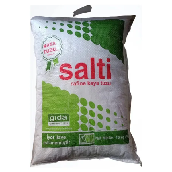 Salti Iyotsuz Öğütülmüş 10 Kg Kaya Tuzu