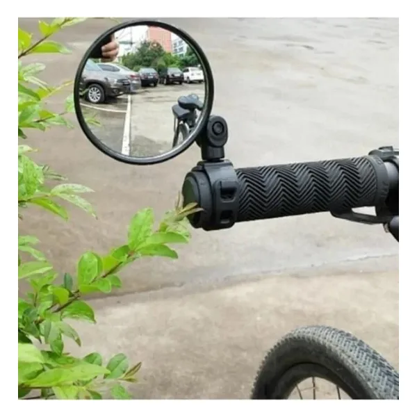 Sarissa Geniş Açılı Gidon Bağlantılı Ayna 360 Derece Dönen Vidalı Bisiklet Scooter Dikiz Aynası