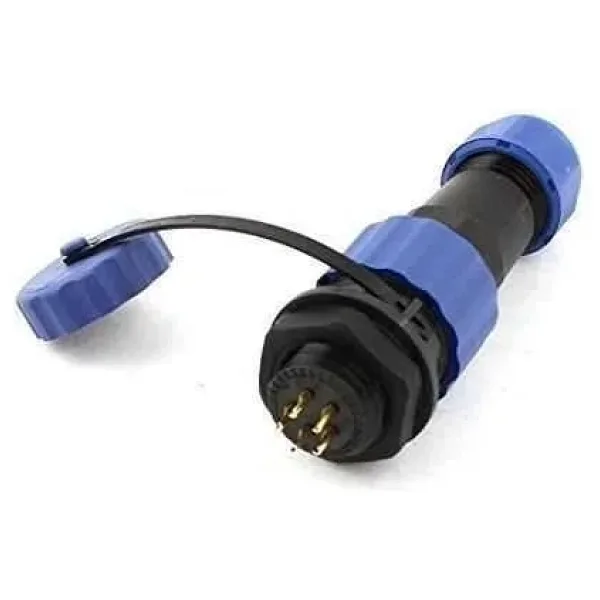 SD16 5 Pin 16mm Su Geçirmez Konnektör Takımı - Panel Tipi