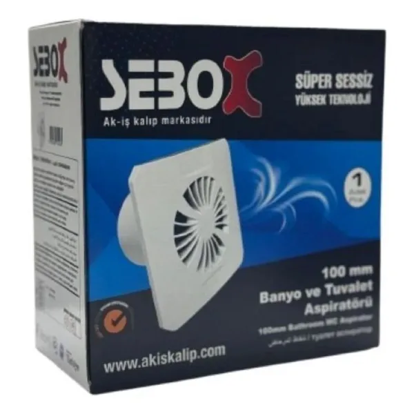 sebox 100 LÜK BANYO VE TUVALET ASPİRATÖR HAVALANDIRMA FANI
