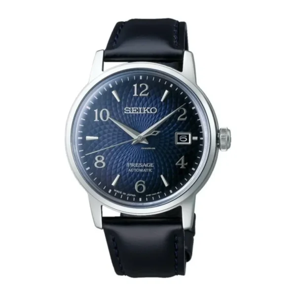 Seiko Presage Cocktail Time SRPE43 Deri Kordon Mavi Erkek Kol Saati