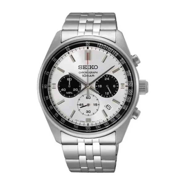 Seiko SSB425 Gümüş-Beyaz Erkek Kol Saati