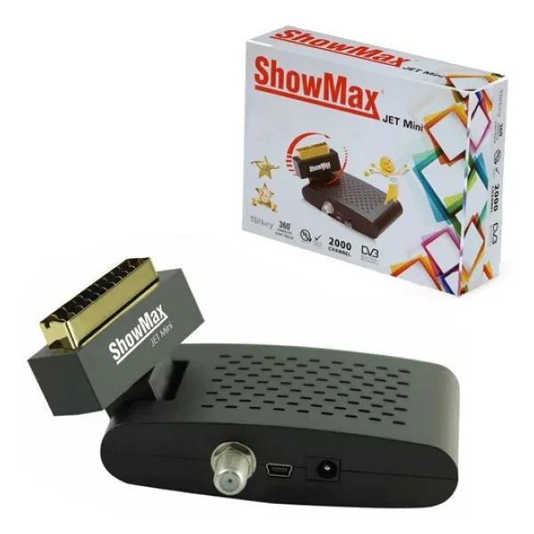 Showmax Mini Scart Uydu Alıcısı