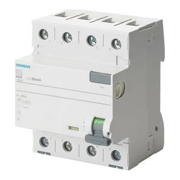 Siemens 5SV3347-6 4x80 A 400 V 30 mA A Tipi Kaçak Akım Rölesi